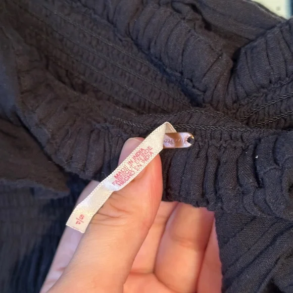 Free People Black Oasis Midi Dress - Picture 8 of 14